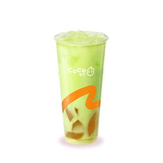 D Honeydew Jasmine Milk Tea with tea Jelly