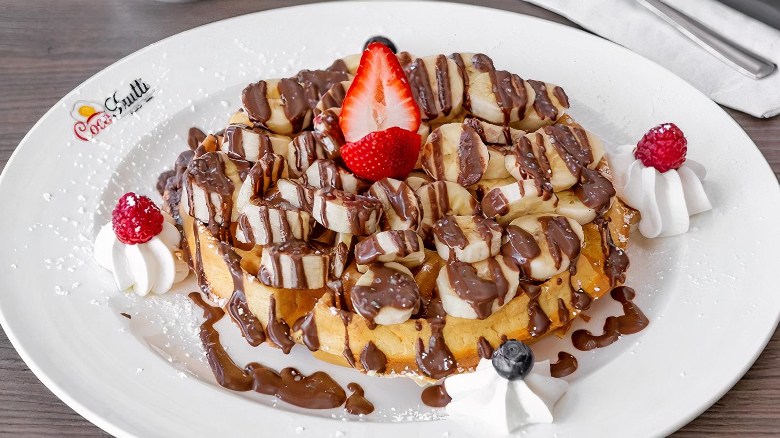 Gaufre Bananes-choco / Banana-Chocolate