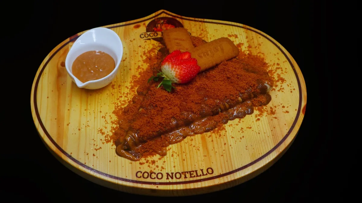 Lotus frugt crêpe