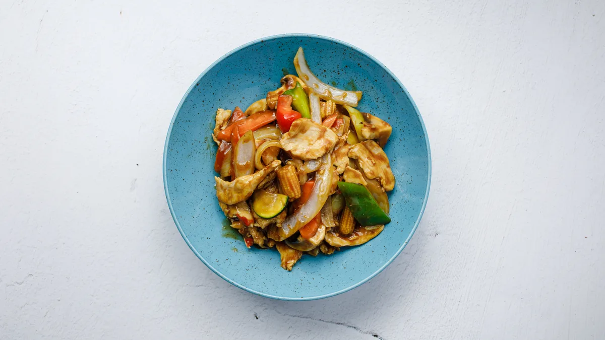 41. Kyckling med Cashewnötter and Ingefära