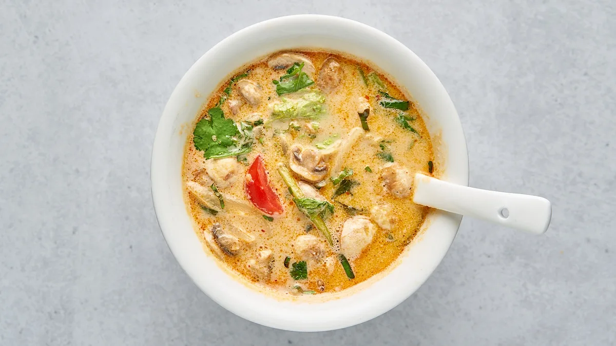 8. Kyckling med Panang Curry