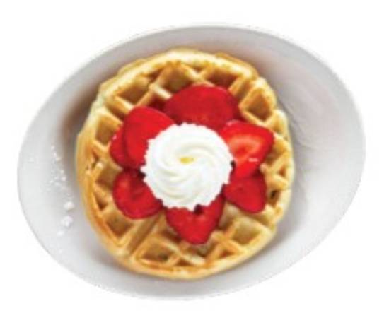 Fresh Strawberry Belgian Waffle