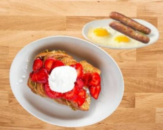 Fresh Strawberry Brioche French Toast Combo