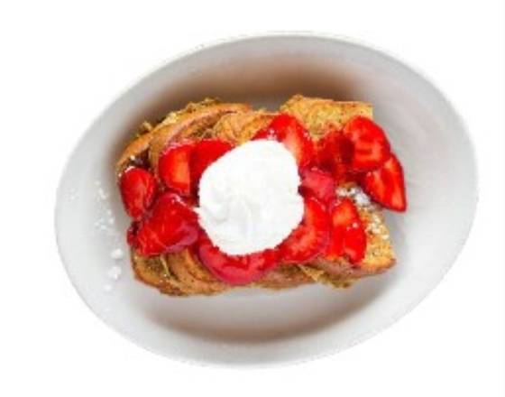 Fresh Strawberry Brioche French Toast