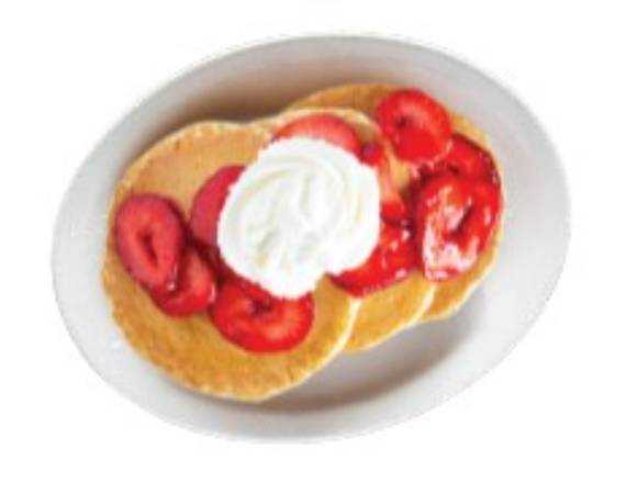 Fresh Strawberry Buttermilk Pancakes