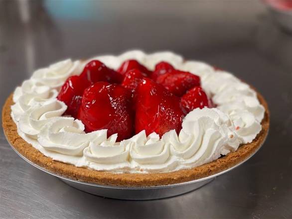 Whole Fresh Strawberry Cheese Pie (Seasonal)