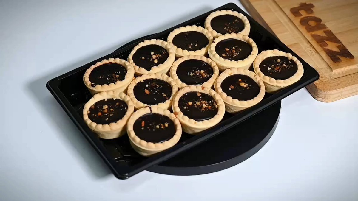 Mini tarte ciocolata