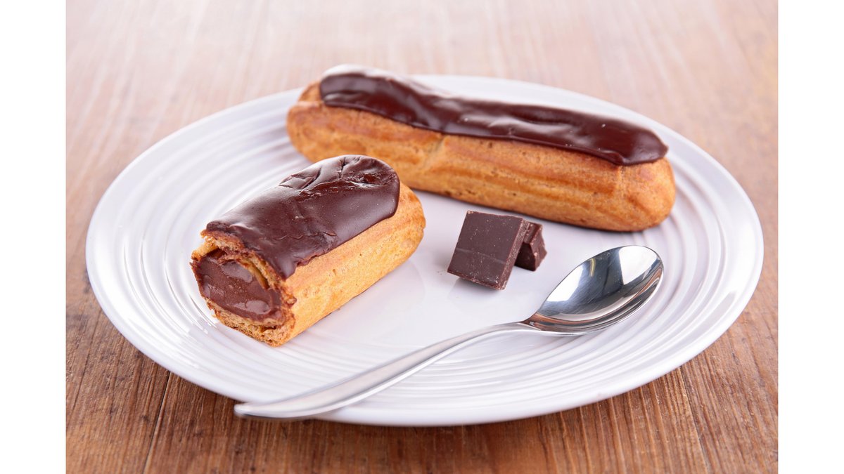 Box of 6 chocolate eclairs
