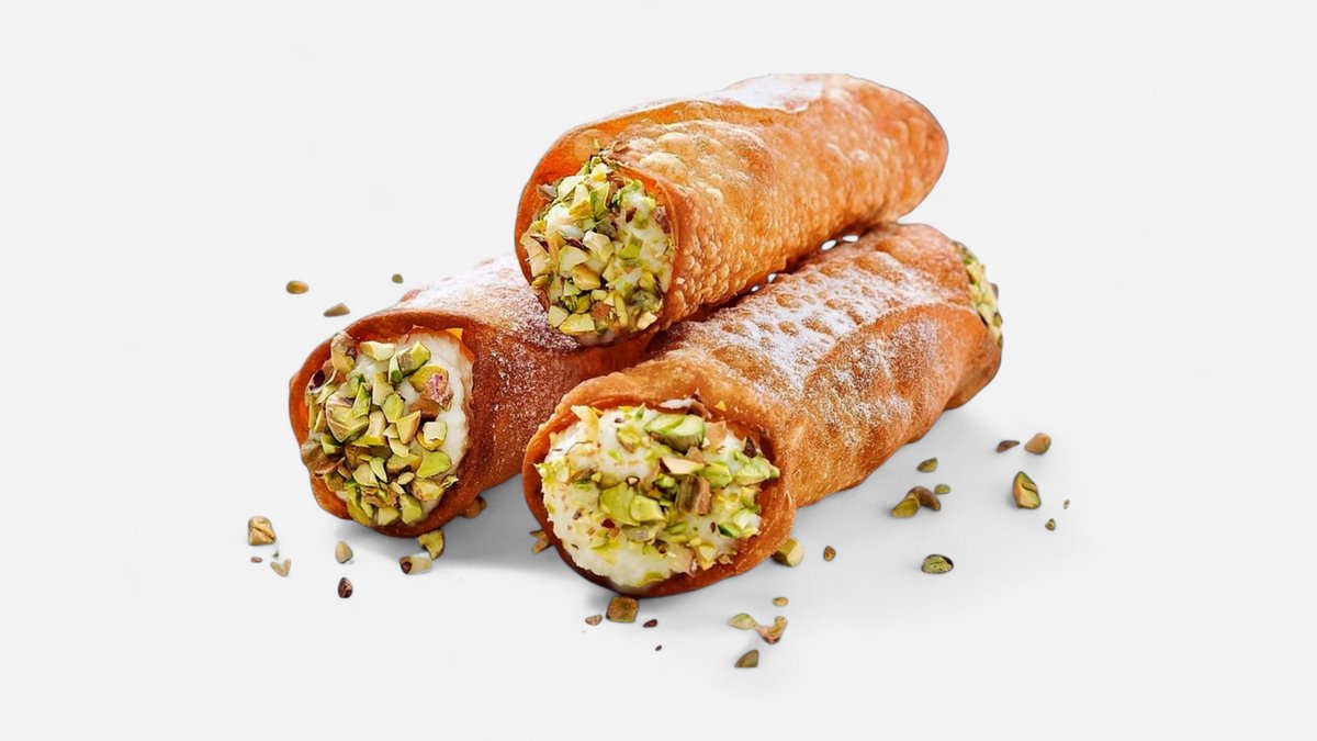 Box of Mini Cannoli with Pistachio