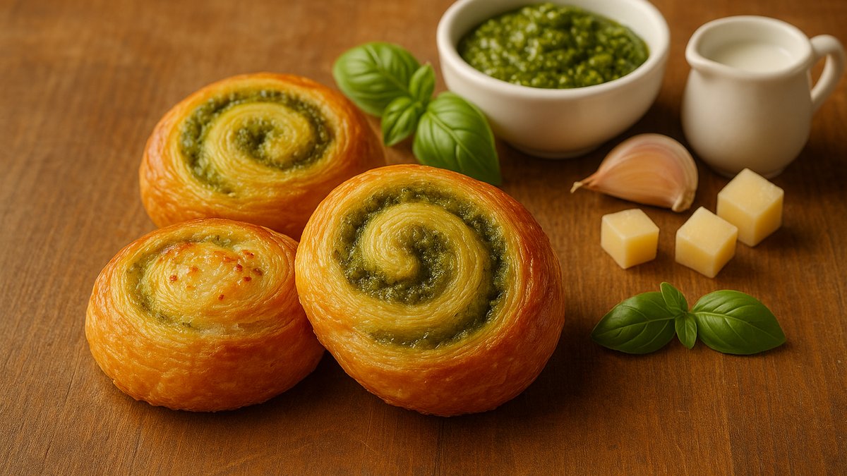 Mini melci cu pesto and parmezan