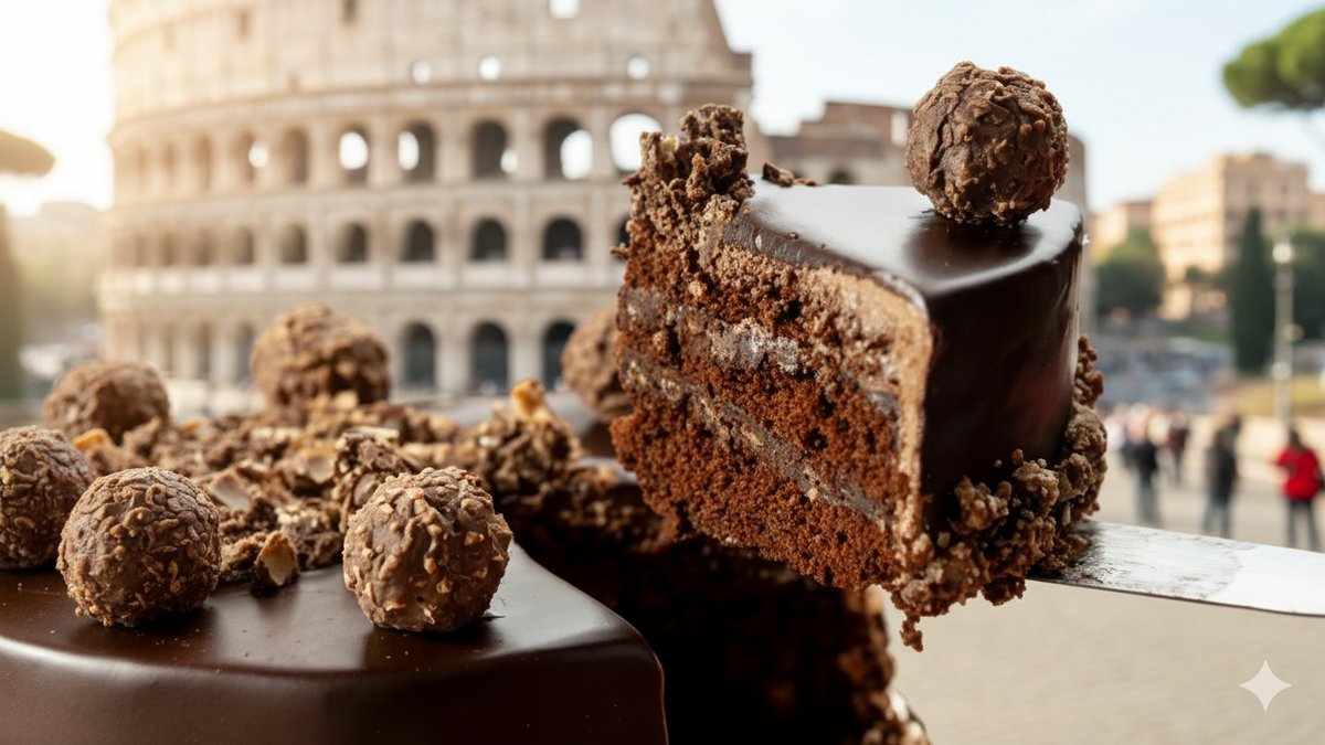 Tort cu Ferrero Rocher