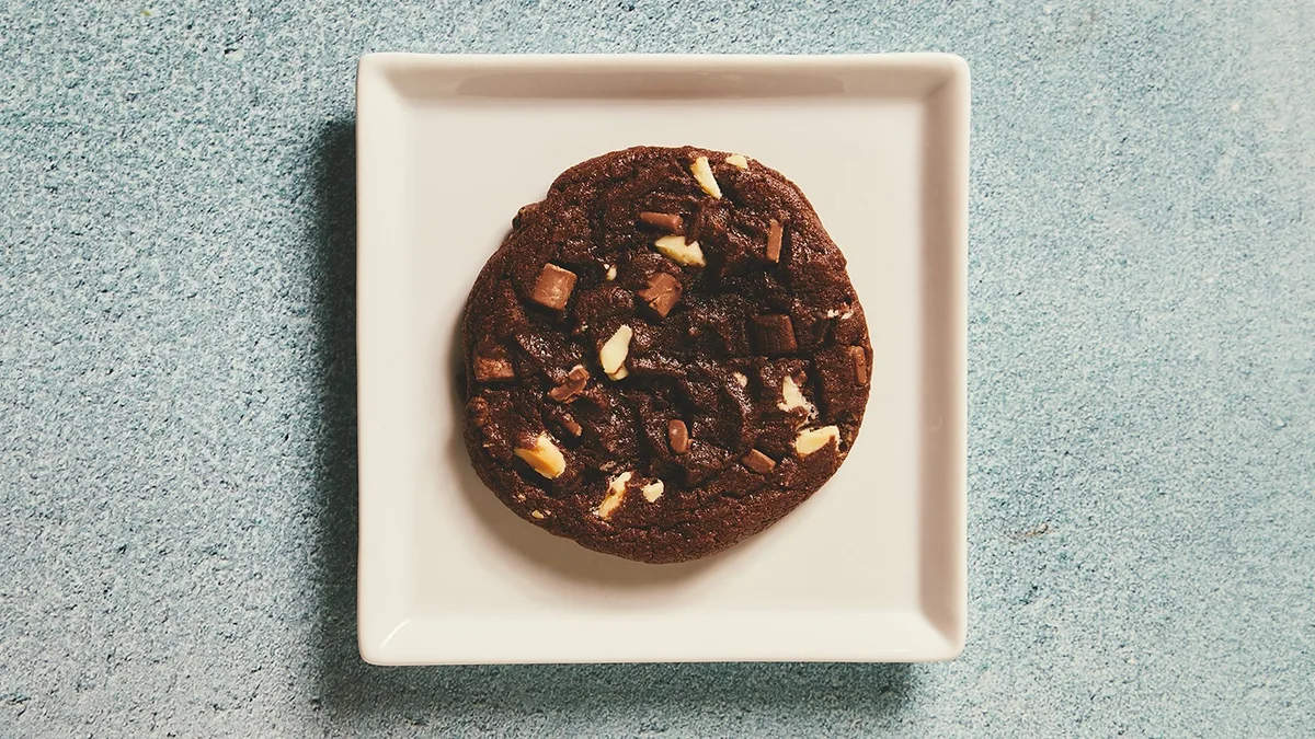 Triple chocolate cookie