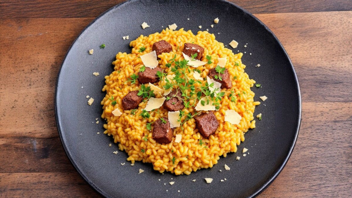 Risotto cu  vită