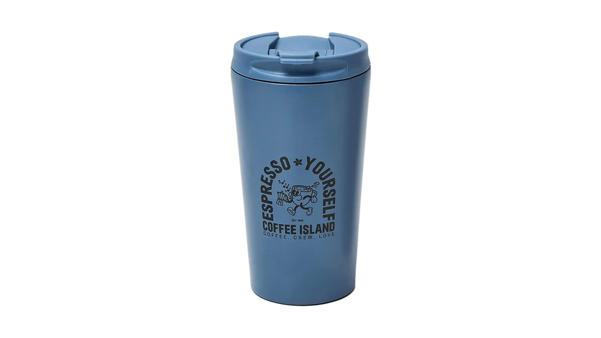 Θερμός "Coffee Explorer" 370ml (Μπλε)