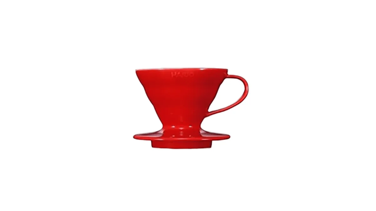 Καφετιέρα Hario V60 πλατική κόκκινη