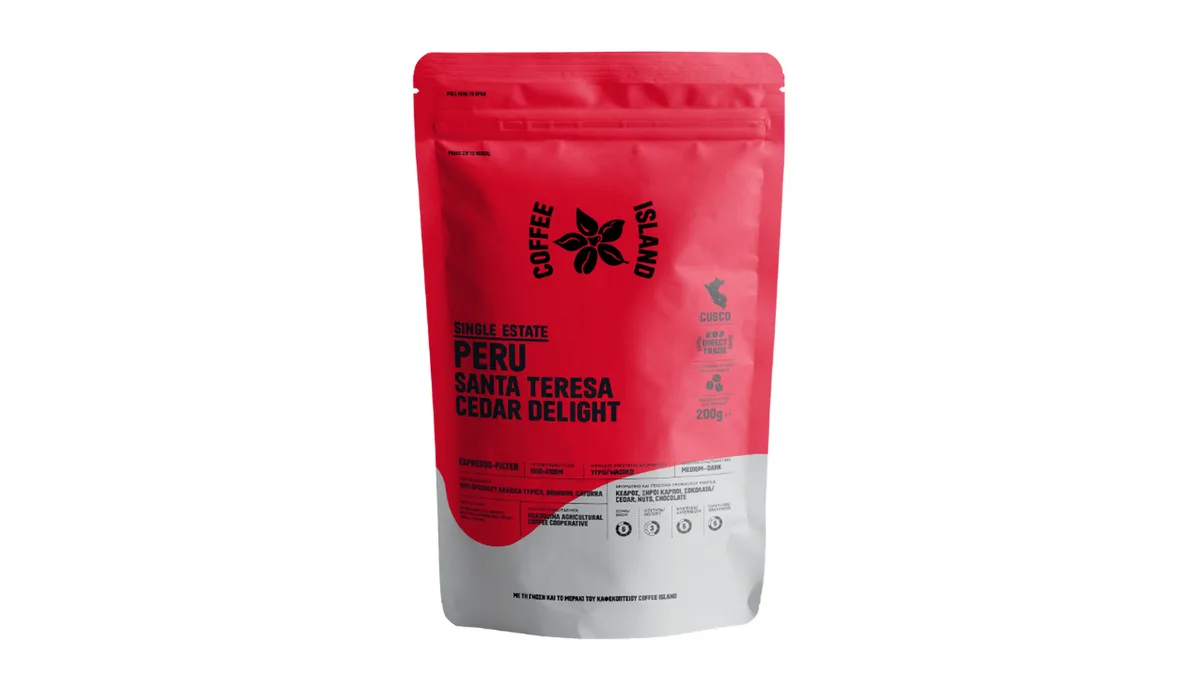 Peru Santa Teresa Cedar Delight Συσκευασμένος 200γρ
