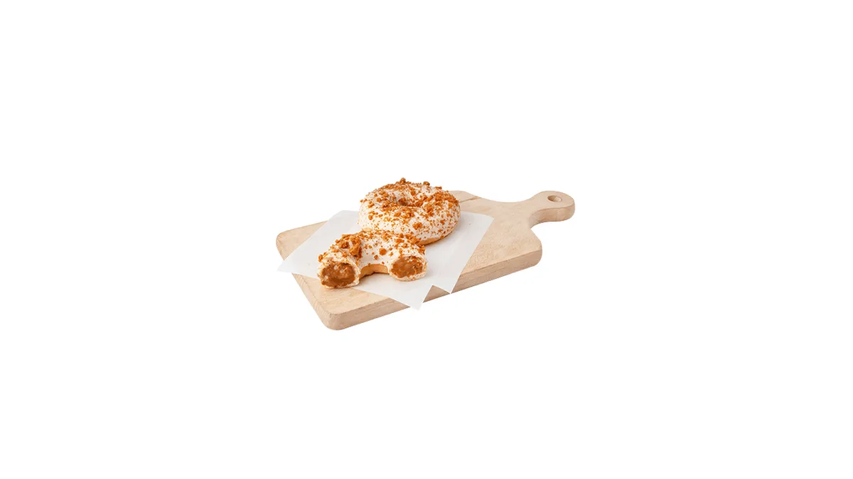 Donut με γέμιση biscoff