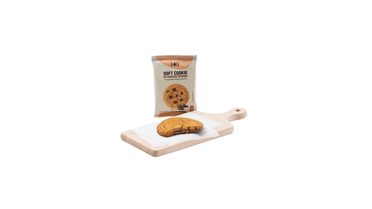 Soft cookie με κομματάκια σοκολάτας (συσκευασμένο)