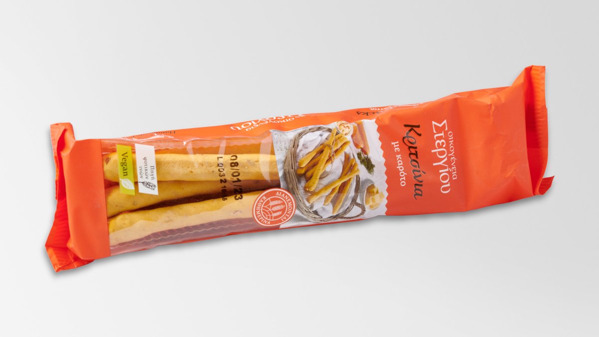 Στεργίου Κριτσίνια με Καρότο Vegan 90 g