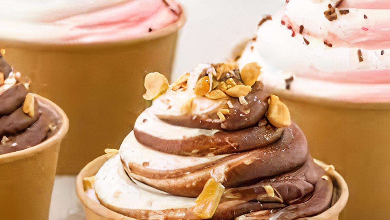 Large ice cream cup ( 8 oz )