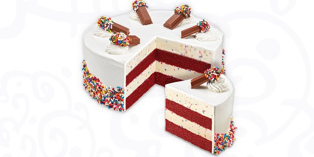 Cake Batter Confetti Ice Cream Cake