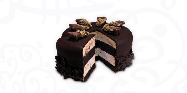 Coffeehouse Crunch Ice Cream Cake
