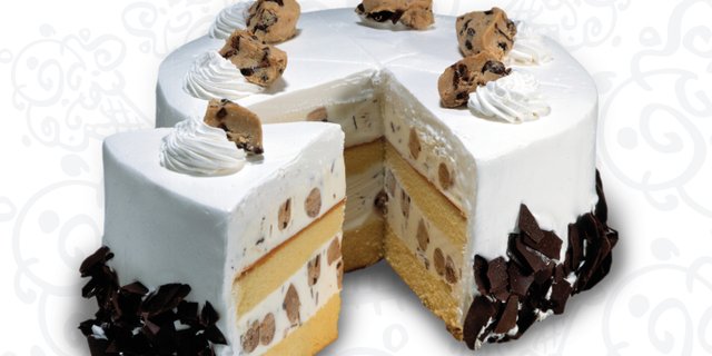 Cookie Dough Delirium Ice Cream Cake