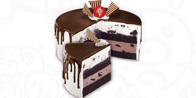 Tall, Dark and Delicious Ice Cream Cake