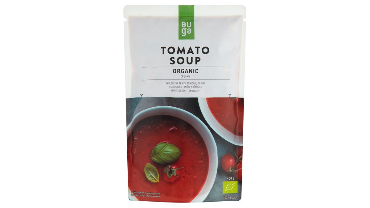 Auga Bio Vegán zacskós paradicsomkrémleves (400g)