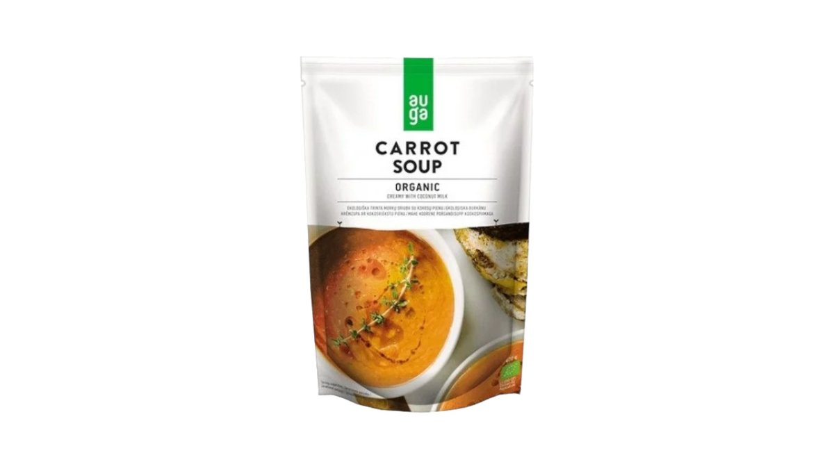 Auga Bio Vegán zacskós sárgarépa krémleves (400g)