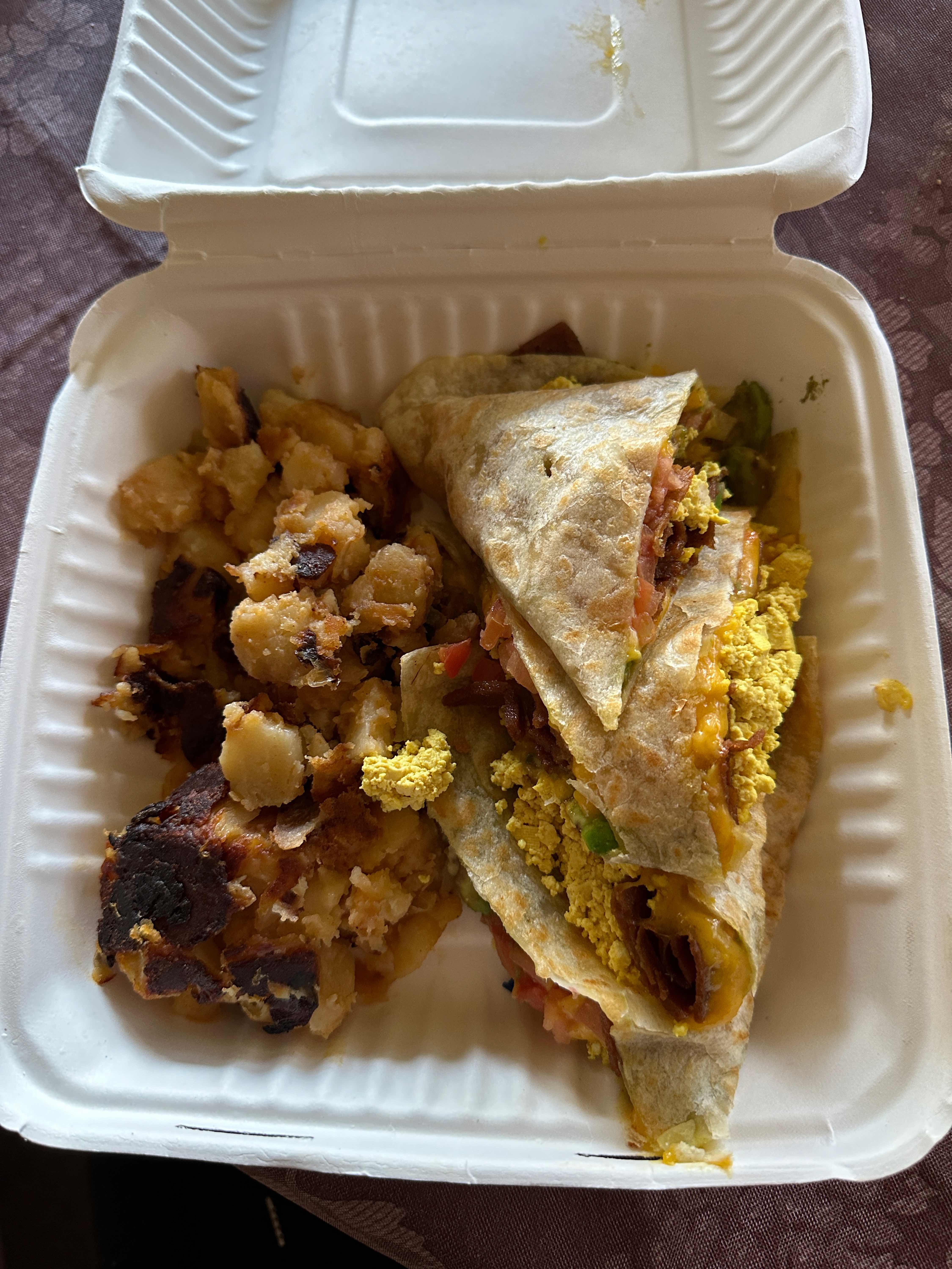 Vegan Morning Quesadilla