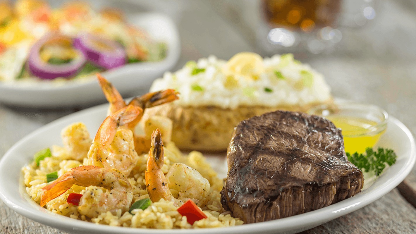Ribeye and Shrimp