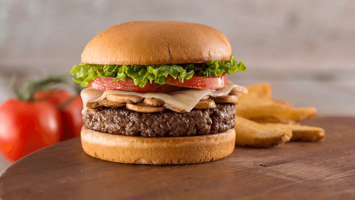 Swiss Mushroom Burger