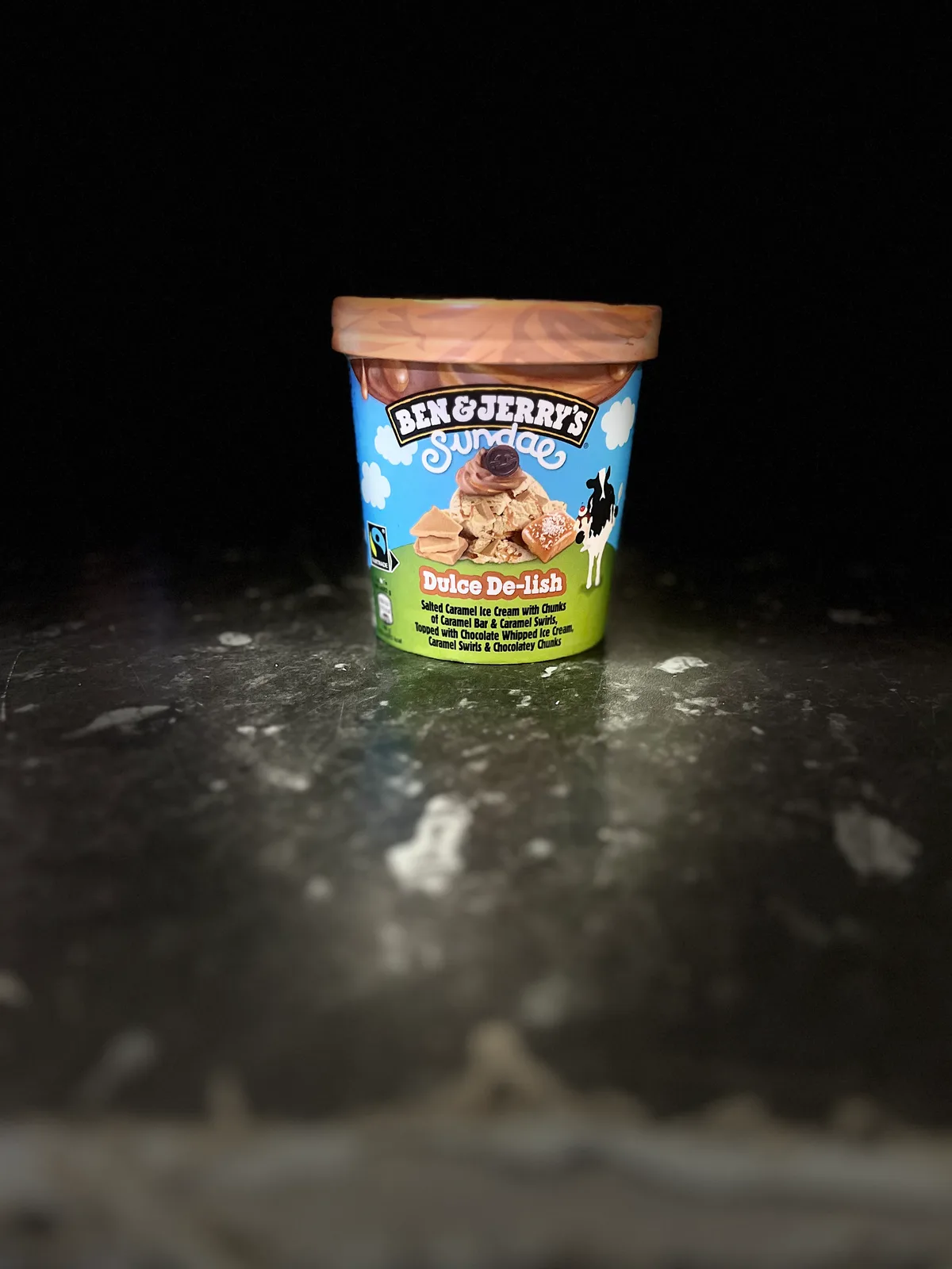 Ben and Jerry's Dulce De-lish Sundae