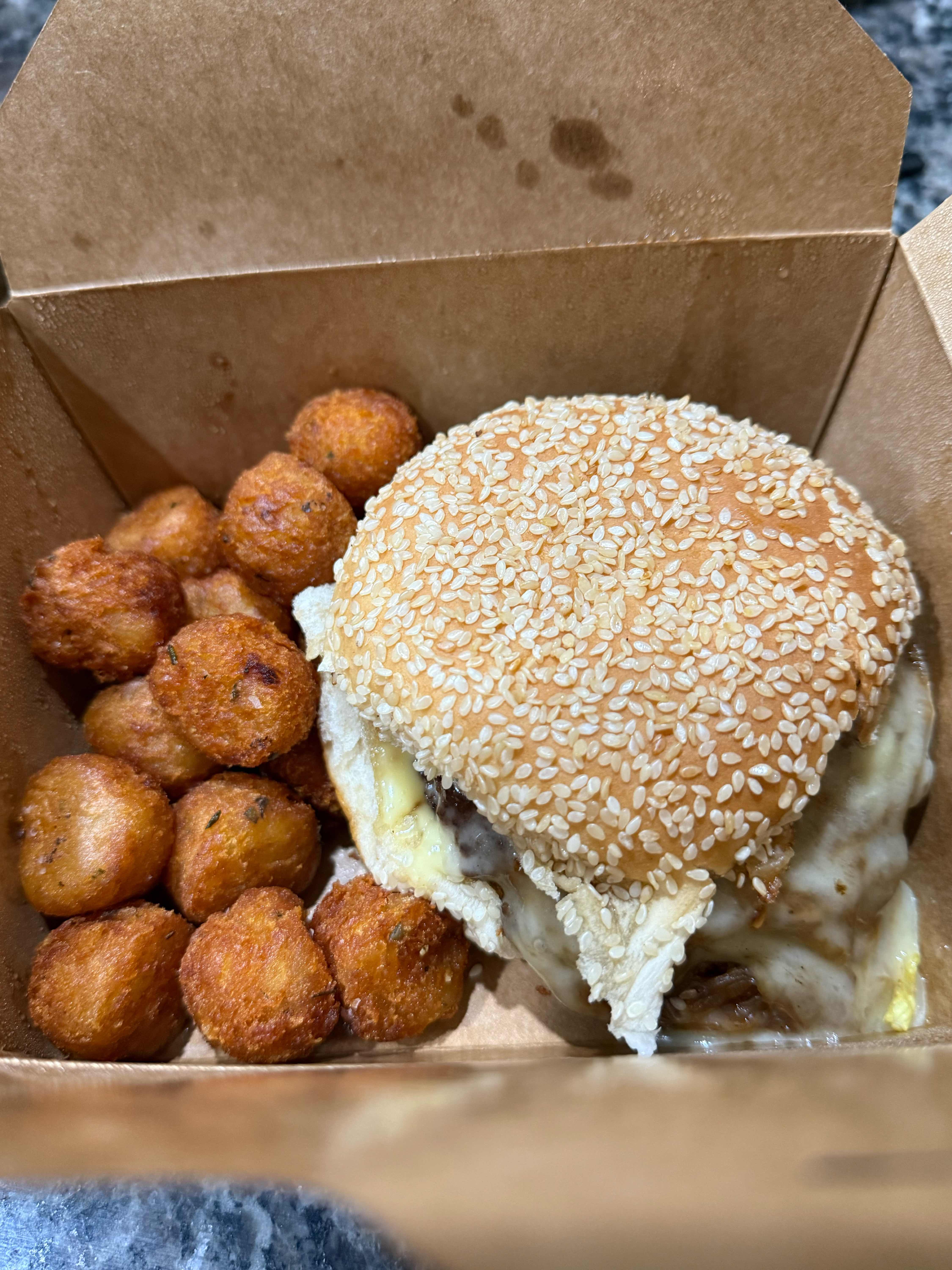 French Onion Burger