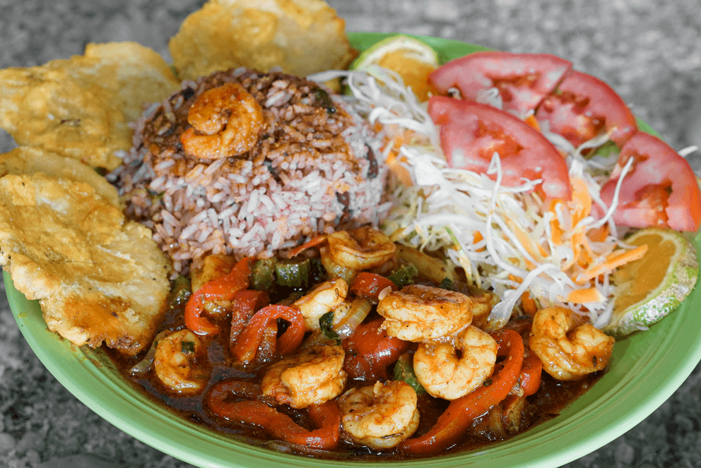 Rice And Beans con Camarón