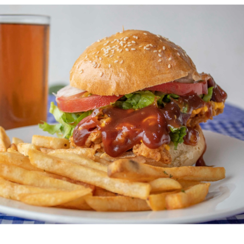 Combo Hamburguesa de Pollo Bbq