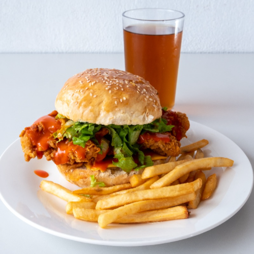 Combo Hamburguesa de Pollo Buffalo