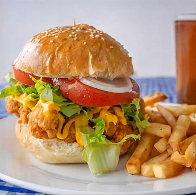Combo Hamburguesa de Pollo