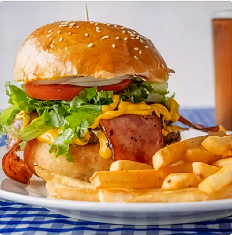 Combo Hamburguesa Triple Torta