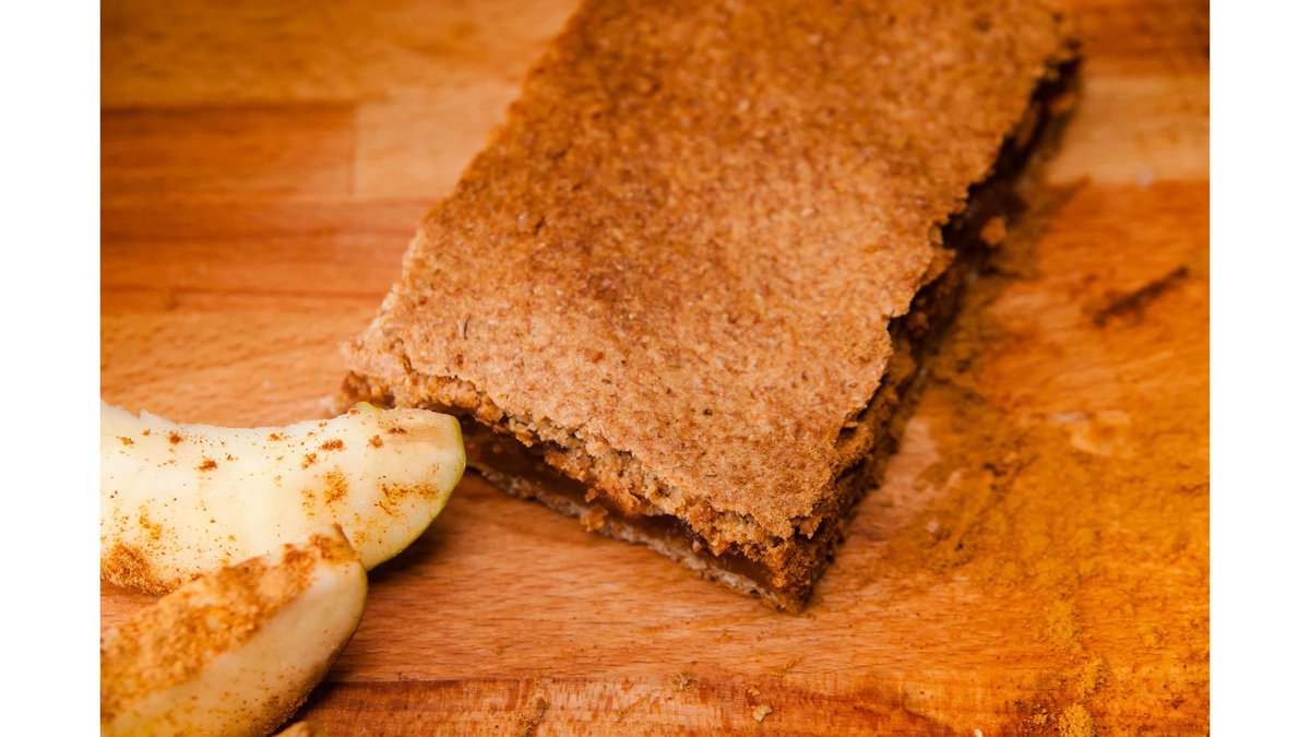 Plăcintă cu mere fără zahăr (de post) (cu maia naturală)