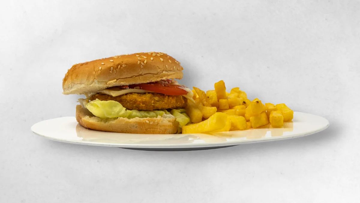 Crispy Fried Chicken Burger