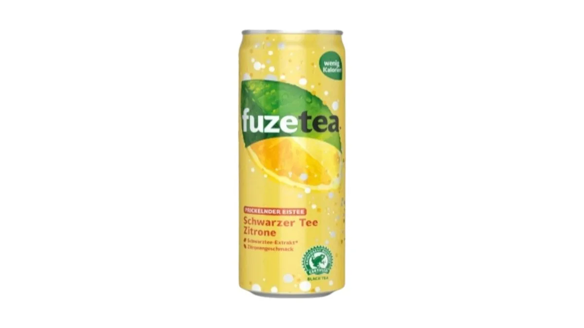 Fuzetea Black Eistee Zitrone Zitronengras Dose 0,33l