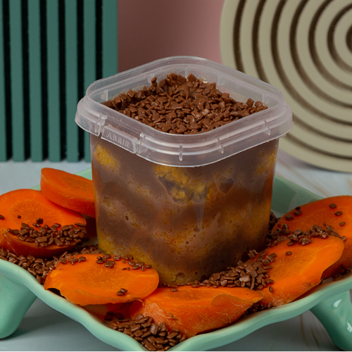 Bolo de Pote Cenoura C/ Brigadeiro Nobre