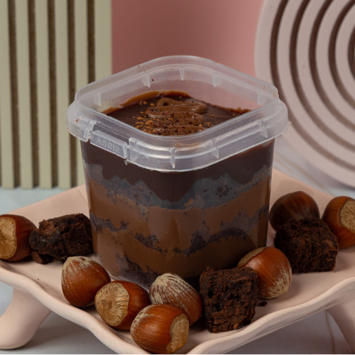 Brownie No Pote Nutella