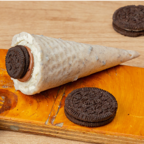 Cone Trufado Recheio de Ninho e Nutella