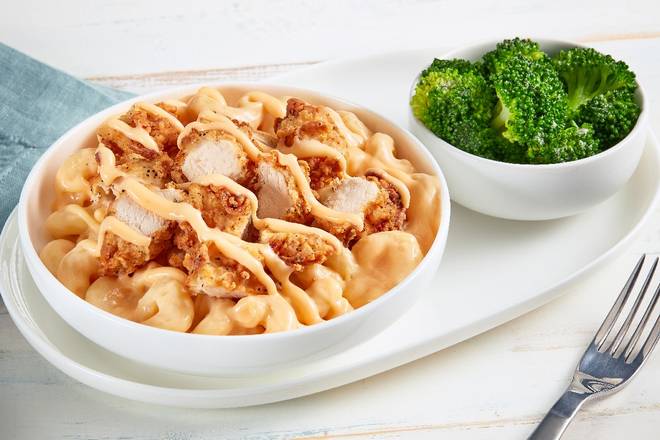 Mac and Cheese Chicken Tender Bowl