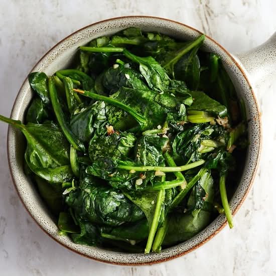 Garlic Sauteed Spinach