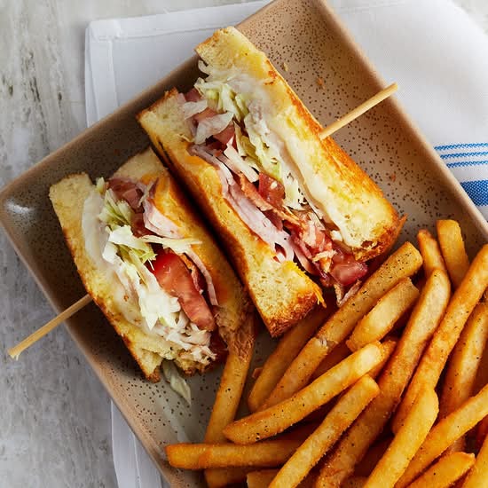 Half Club Sandwich + Soup Or Side