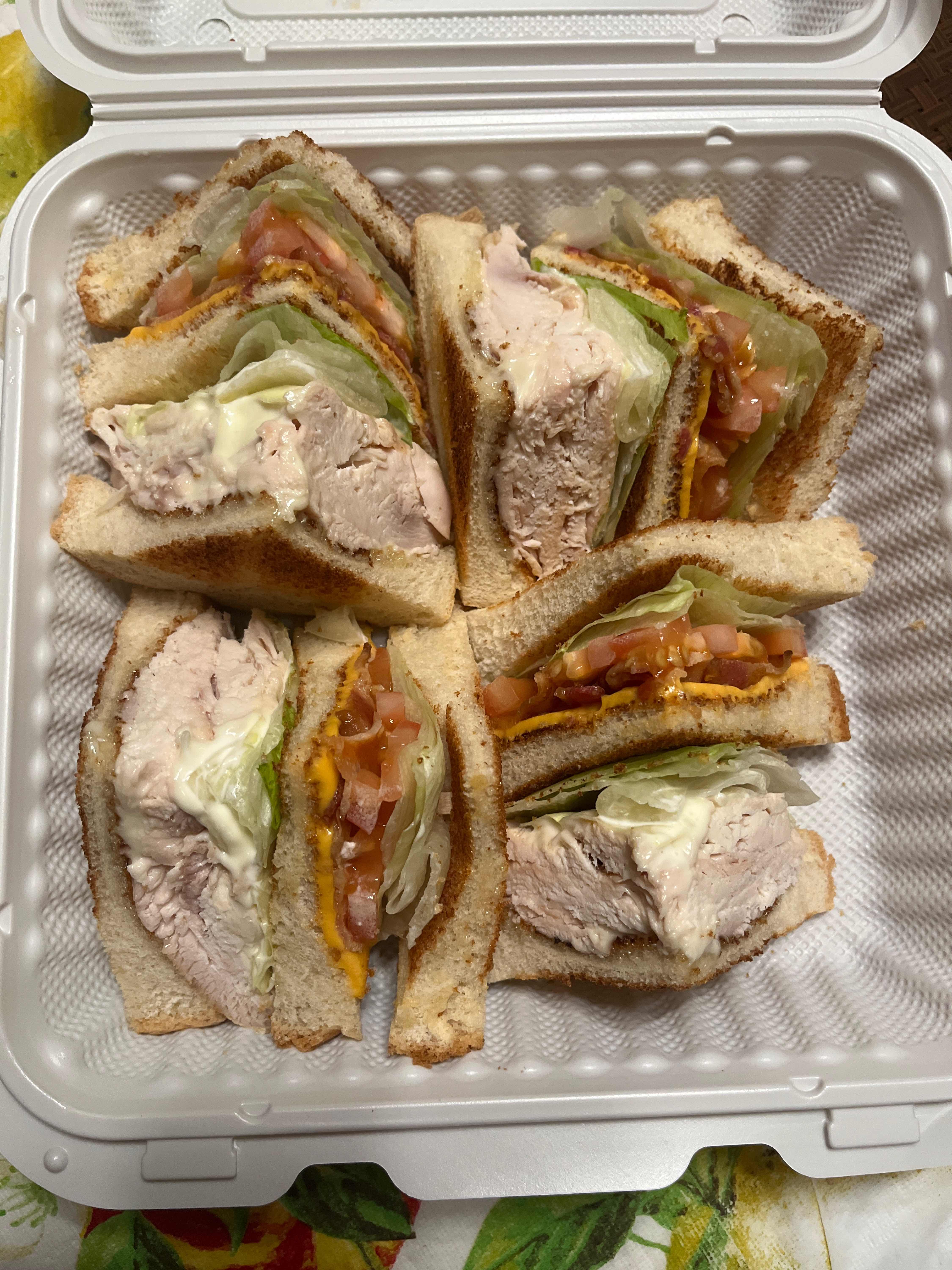 White Meat Chicken Club Sandwich